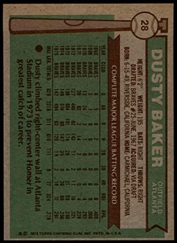 1976 Topps 28 T Poros Baker Los Angeles Dodgers (Baseball Kártya) EX Dodgers