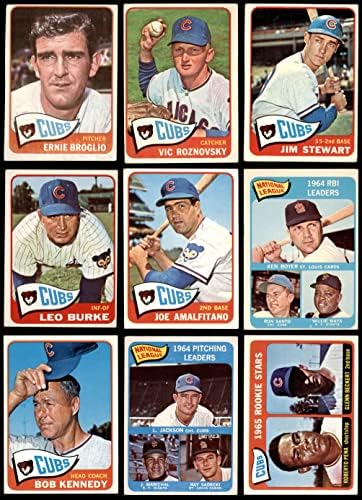 1965 Topps Chicago Cubs Csapat készen áll Chicago Cubs (Set) VG+ Cubs