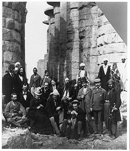 HistoricalFindings Fotó: Ulysses S. Grant,Csoport Turista,Karnak,Egyiptom,1879