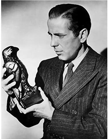 Humphrey Bogart, mint Samuel gazdaság néztem Máltai Sólyom szobor A Máltai Sólyom 8 x 10 Inch-Fotó