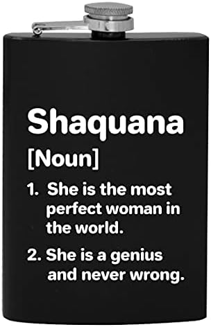 Shaquana Meghatározása A Tökéletes Nő - 8oz Hip alkoholfogyasztás Lombikba