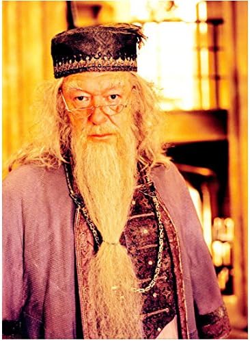 Harry Potter Michael Gambon, Mint Dumbledore Professzor, A Lila Tunika 8 x 10 Inch-Fotó