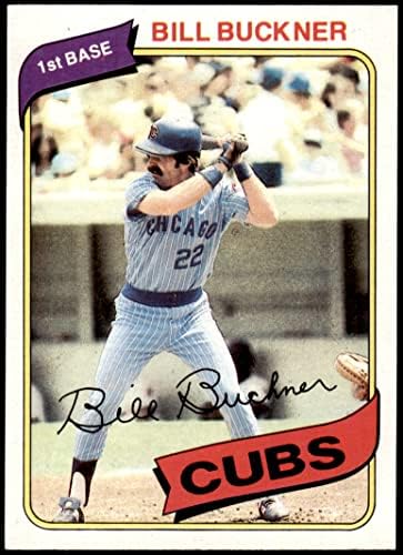 1980 Topps 135 Bill Buckner Chicago Cubs (Baseball Kártya) NM/MT Cubs