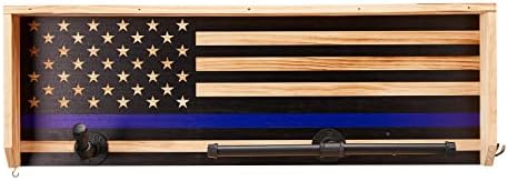 A rendőrség Falra Szerelt Taktikai Vám Felszerelés Rack Kék Amerikai Zászlót, – a Kiérkező rendőr Tároló