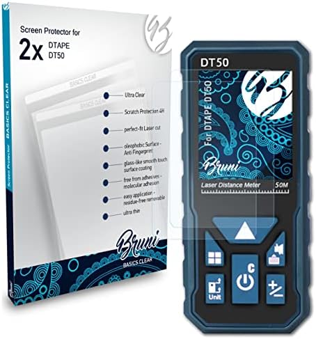 Bruni képernyővédő fólia Kompatibilis DTAPE DT50 Védő Fólia, Crystal Clear Védő Fólia (2X)