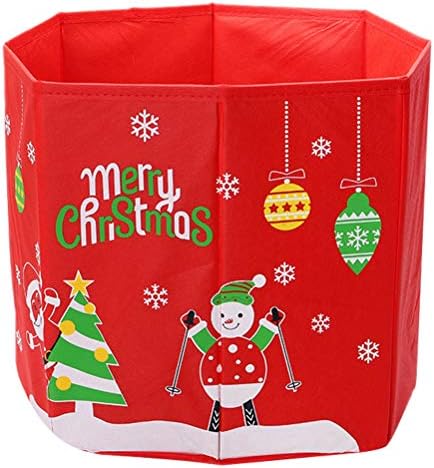 Amosfun 1DB karácsonyfa Box Tároló Doboz Decor (Piros Random Stílus) Karácsonyi Kellékek