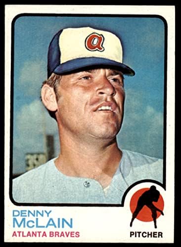 1973 Topps 630 Denny McLain Atlanta Braves (Baseball Kártya) EX/MT Bátrabbak