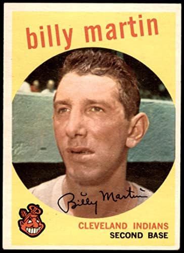 1959 Topps 295 Billy Martin Cleveland indians (Baseball Kártya) VG/EX Indiánok