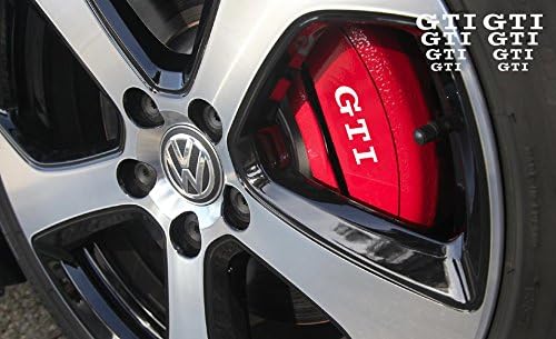 VW GTI féknyereg Tükör, Ablak matrica szett 8db, 60-30mm