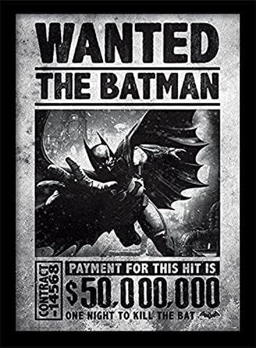 DC Comics FP11085P-PL Batman Arkham Origins 30 X 40 cm Akartam, Keretes Nyomtatás