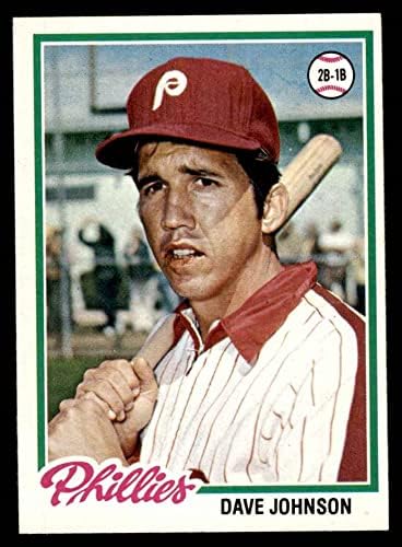 1978 Topps 317 Davey Johnson Philadelphia Phillies (Baseball Kártya) EX/MT Phillies