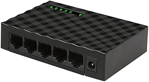 Csatlakozók 5 portos Gigabit Switch 10/100/1000Mbps RJ45 LAN Ethernet Gyors Asztali Hálózati Switching