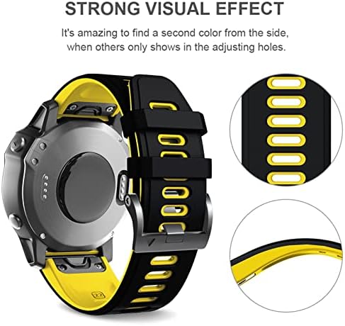 TTUCFA Szilikon gyorskioldó Watchband Pántok a Garmin Fenix 7 7 X 7-ES Smartwatch Easyfit 20 22 26mm karkötő