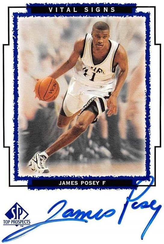 James Posey dedikált Kosárlabda Kártya (Xavier Testőr) 1999 Felső szint Vitális Újonc JP - Aláíratlan