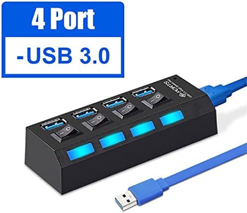 ZLXDP USB 3.0 Hub USB 3.0 Hub Multi USB Elosztó 3 Hab Használata hálózati Adapter 4 Port Több Bővítő USB3