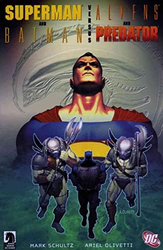 Superman, Batman vs Idegenek, illetve Ragadozó TPB 1 VF ; DC képregény | Ariel Olivetti