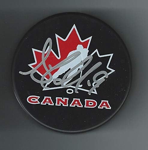 Shawn Lalonde Aláírt Csapat Kanada Puck - Dedikált NHL Korong