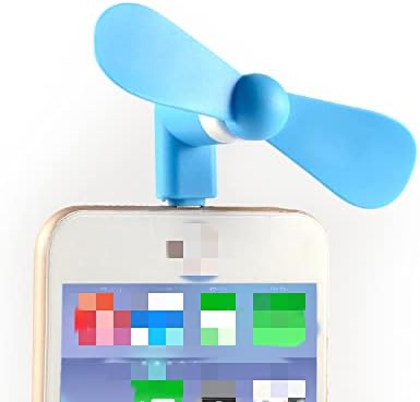 Kdbdkswx Mini mobiltelefon Fan - Színes, nagy Teljesítményű Ventilátor Kompatibilis iPhone, illetve iPad