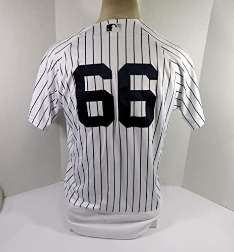 2021 New York Yankees Kyle Higashioka 66 Játék Használt Fehér Jersey 16 Patch 44 - Játék Használt MLB