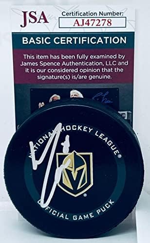 William Fuvarozó aláírta Vegas Arany Lovagok Hivatalos Játék Korong dedikált SZÖVETSÉG - Dedikált NHL