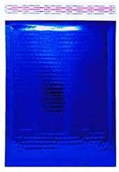 2 (8.5x11 Belső) Metál Kék Termikus Buborék Mailer w/ Peel-N-Pecsét (200)