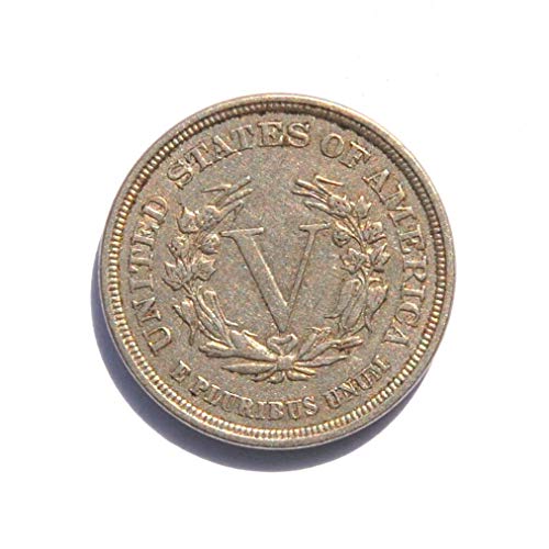 1883-ban az Egyesült Államokban aLiberty V Nikkel NélkülCENT 5 Cent az Érme Nagyon Jó