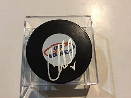 Cory Schneider Aláírt Csapat Usa USA Jégkorong Dedikált NJ Devils egy - Dedikált NHL Korong