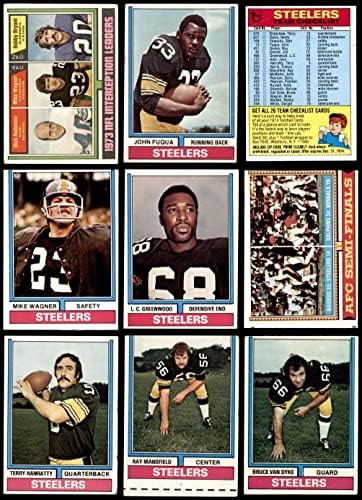 1974 Topps Pittsburgh Steelers Csapata Meghatározott Pittsburgh Steelers (Set) VG Steelers