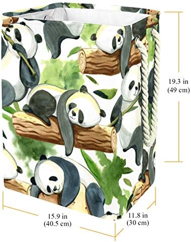 DEYYA Panda Zöld Szennyes Kosár Kosarad Magas, Erős Összecsukható a Felnőtt Gyerekek Tini Fiúk, Lányok,