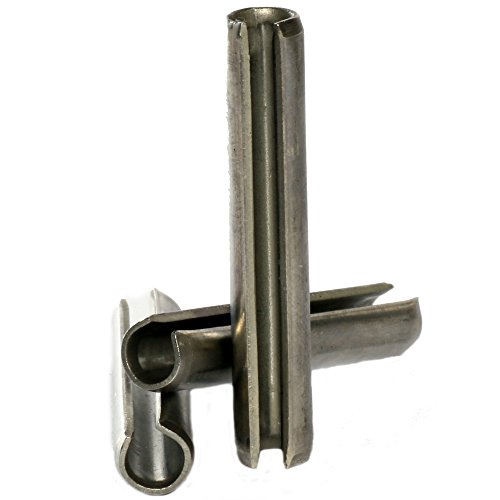 A2 Rozsdamentes Acél Lapos Tavaszi Feszültség Csapok Roll Pin DIN1481 M3 x 36-100 Csomag