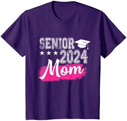 Senior 2024 Anya Diplomás Ajándékok Osztály 2024 Ballagás, Anyák, T-Shirt