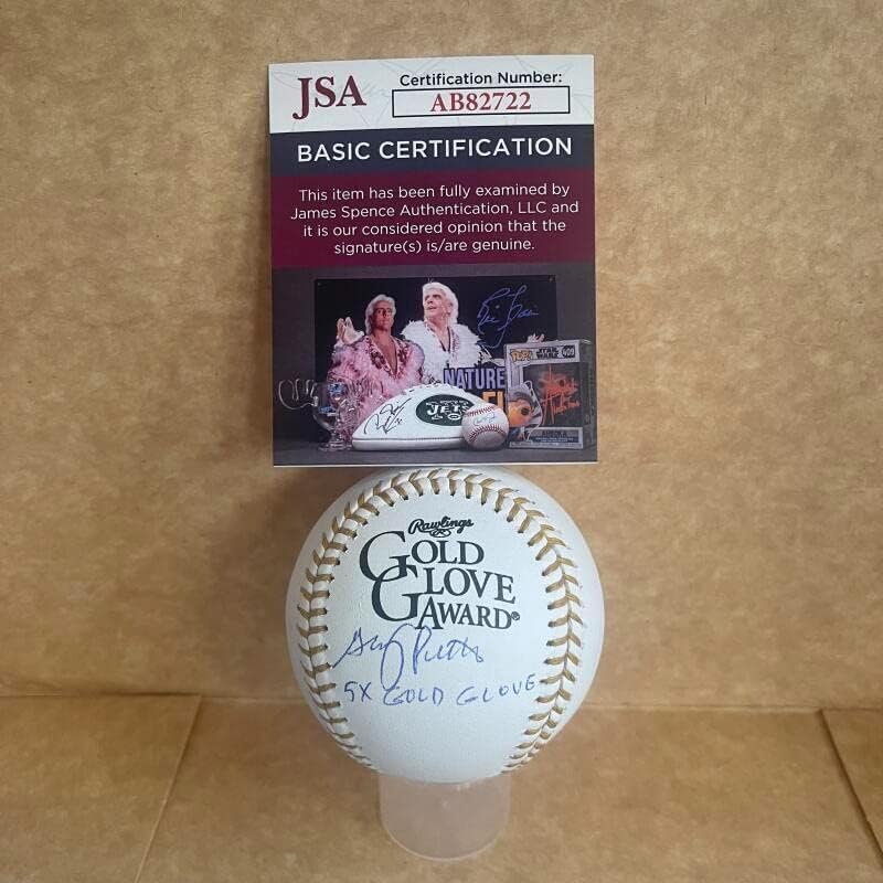 Gary Pettis 5x Arany Kesztyű Alá Dedikált Arany Kesztyű Baseball Szövetség Ab82722 - Dedikált MLB Kesztyű