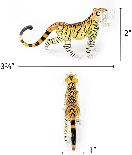 Tigris Kézzel Készített Artglass Figura S Bengáli Tigris