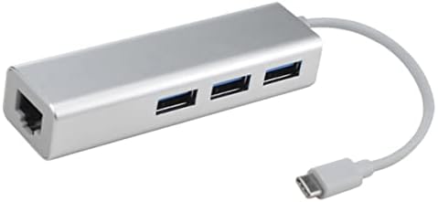 SOLUSTRE Hub Elosztó USB Hub-2db USB-LAN Rj C Fehér Ethernet Konverter Számítógép. Adapter Port Típusú