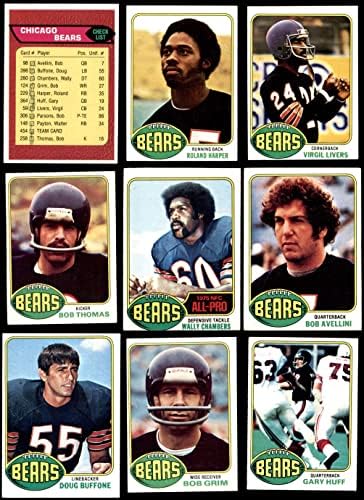 1976 Topps Chicago Bears Csapat készen áll a Chicago Bears (Set) VG/EX+ Medvék