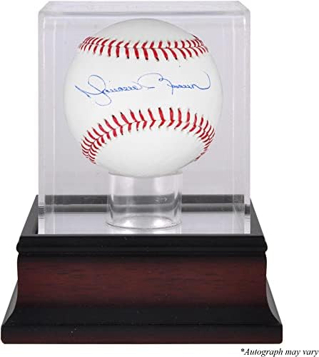Mariano Rivera New York Yankees Dedikált Baseball Mahagóni Baseball kirakat - Steiner Sport - Dedikált