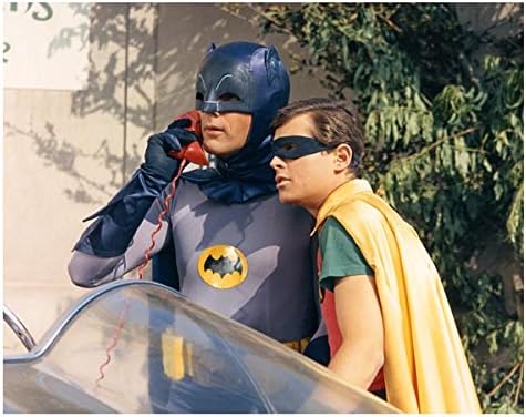 Adam West, mint Batman Burt Ward, mint Robin által Batmobil 8 x 10 Inch-Fotó