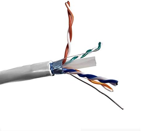 Mikro Csatlakozó 1000ft Szilárd Árnyékolt (STP) CAT6A Tömeges Ethernet Kábel - Kék ( TR4-570SH-BL)