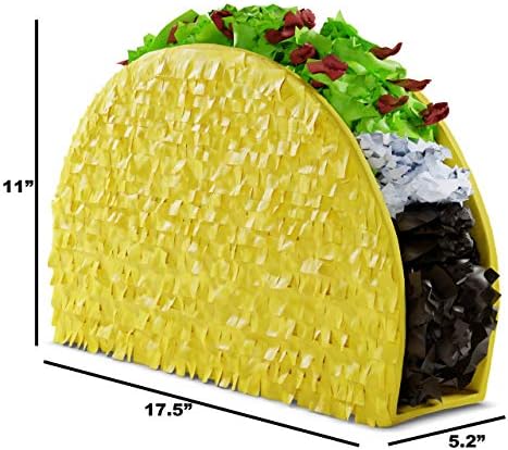 A Taco Pinata (Kis Bot Tartalmazza) 17.5 x 11 x 3.7 Tökéletes Taco Lenne Felek, Dekorációk, Szülinapi