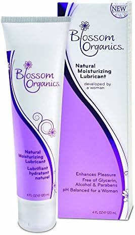 Blossom Szerves, Természetes Hidratáló Kenőanyag 4 uncia (Csomag 3)